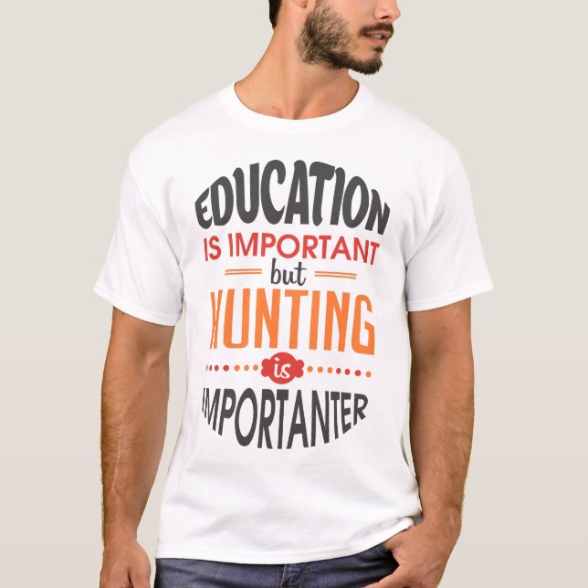 Jagen über Hausaufgaben - "Wichtigeres" T-Shirt de (Vorderseite)