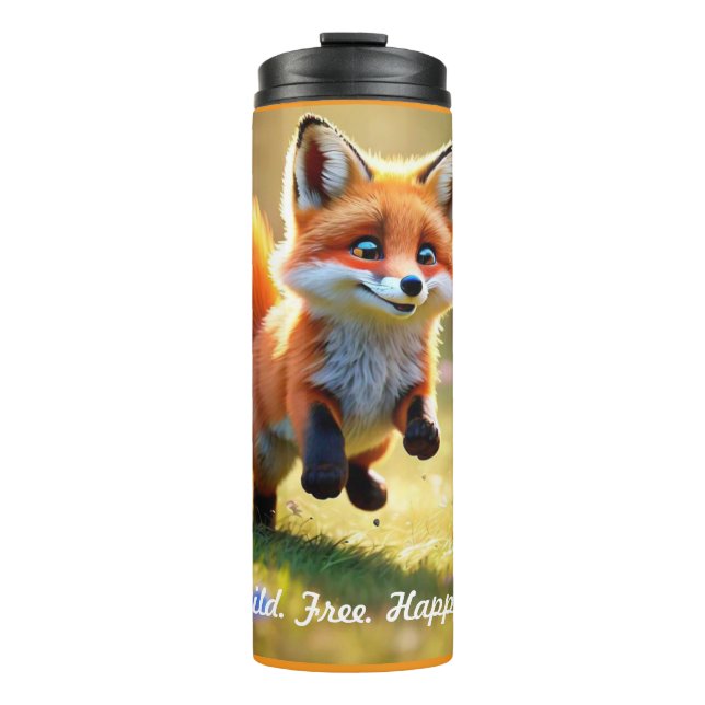 "Jagen von Schwanz Bliss" Thermosbecher (Vorderseite)