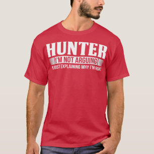 Jäger argumentiert nicht für Jagd T-Shirt