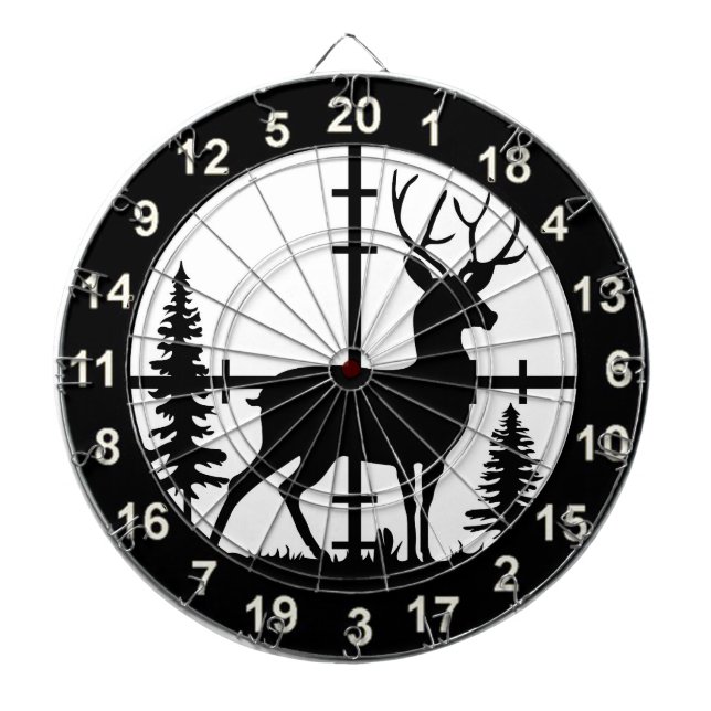 Jäger Buck Stehend Dart Board 3 Dartscheibe (vorne)