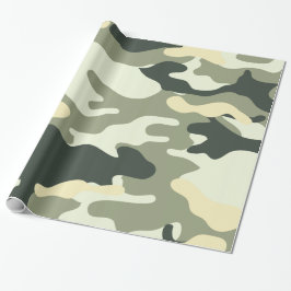 Jäger-Camouflage oder Tarnungs-Muster Geschenkpapier