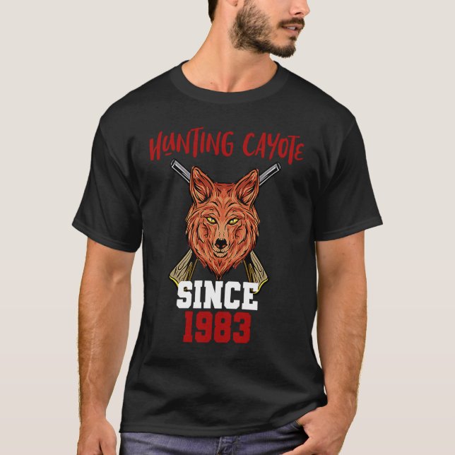 Jäger Cayote seit 1983 T-Shirt (Vorderseite)