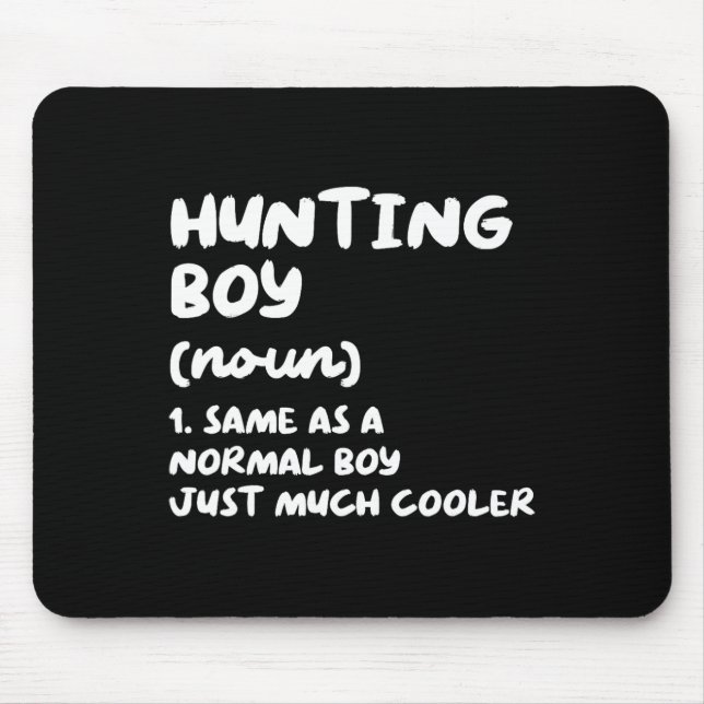 Jäger Definition Funny Mousepad (Vorne)