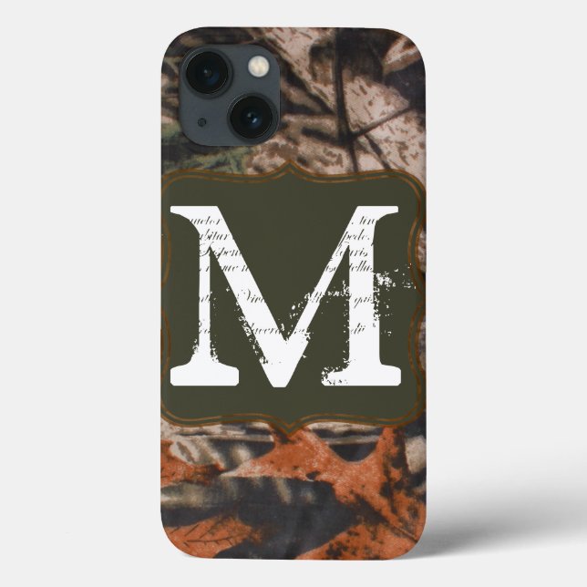 Jäger der Camouflage Camouflage Monogram IPAD Case (Rückseite)