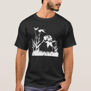 Jäger der Vogelhunde in der Jagd Willow in der Mar T-Shirt