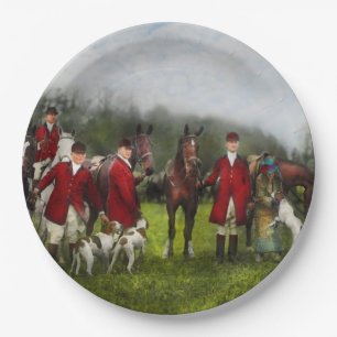 Jäger - die Fuchsjagd - Tally-ho 1924 Pappteller