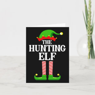 Jäger Elf Familie Matching Group Weihnachten Karte