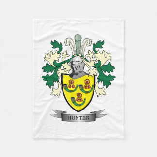 Jäger-Familienwappen-Wappen Fleecedecke