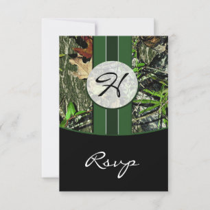 Jäger Grüne Jagdkarten Camouflage Hochzeit RSVP Ca Karte