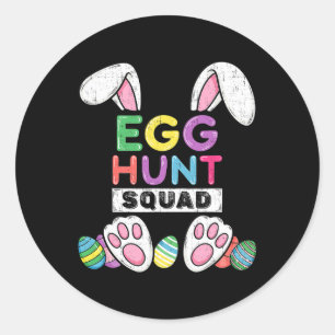 Jäger Hunt Squad Shirt Jagen Jahreszeit Sonniges O Runder Aufkleber