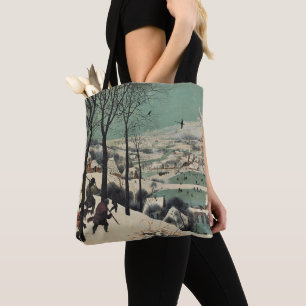 Jäger im Schnee, berühmtes Kunstwerk, Tasche