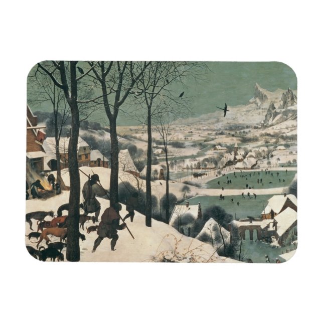 Jäger im Schnee - Januar 1565 Magnet (Horizontal)
