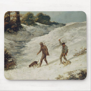 Jäger im Schnee oder die Wilderer Mousepad