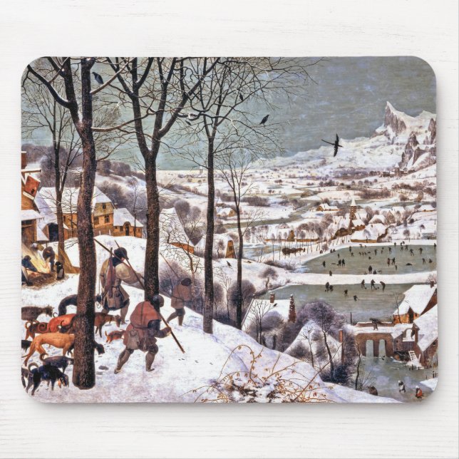 Jäger im Schnee, Pieter Bruegel der Ältere Mousepad (Vorne)
