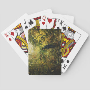 Jäger im Wald (von H.A. Brendekilde) Spielkarten