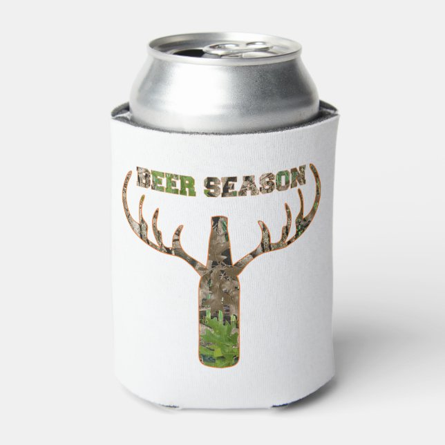 Jäger in der Biersaison - Geschenk für Jäger Dosenkühler (Kanne Vorderseite)