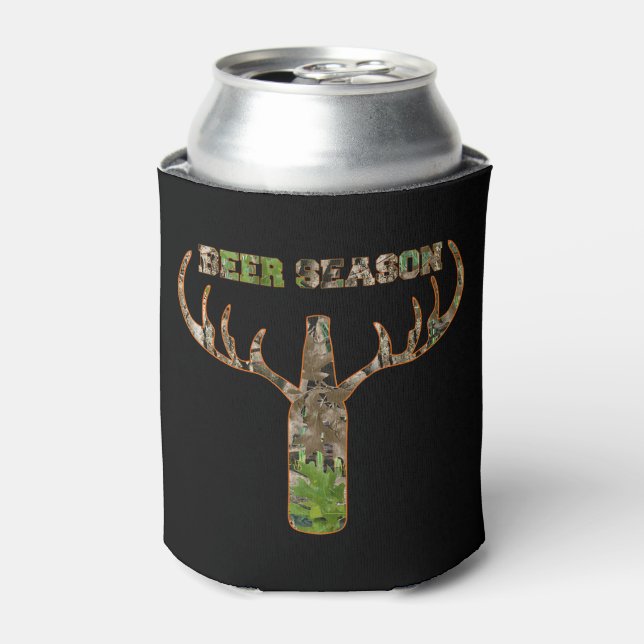 Jäger in der Biersaison - Geschenk für Jäger Dosenkühler (Kanne Vorderseite)