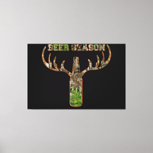 Jäger in der Biersaison - Geschenk für Jäger Leinwanddruck