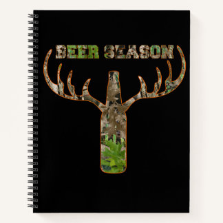 Jäger in der Biersaison - Geschenk für Jäger Notizbuch