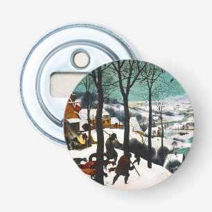 Jäger in der Schneelandschaft Pieter Bruegel Flaschenöffner