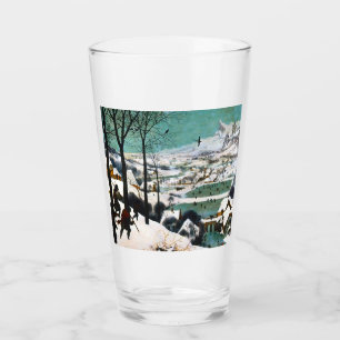 Jäger in der Schneelandschaft Pieter Bruegel Glas