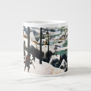 Jäger in der Schneelandschaft Pieter Bruegel Jumbo-Tasse