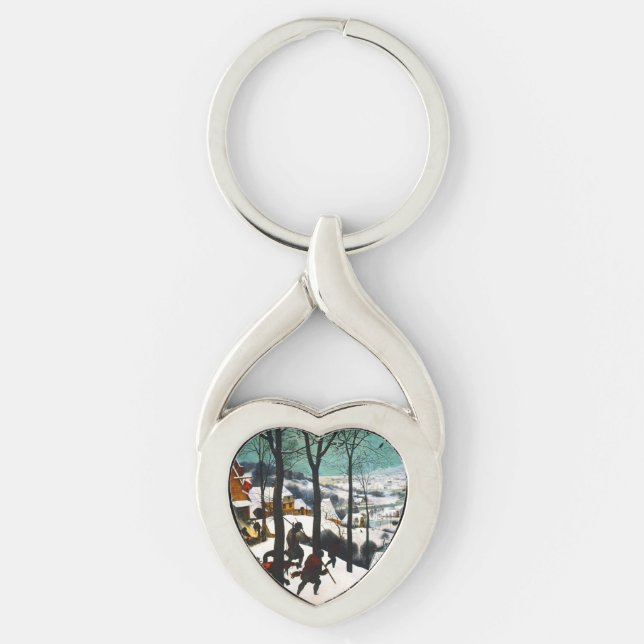 Jäger in der Schneelandschaft Pieter Bruegel Schlüsselanhänger (Vorderseite)