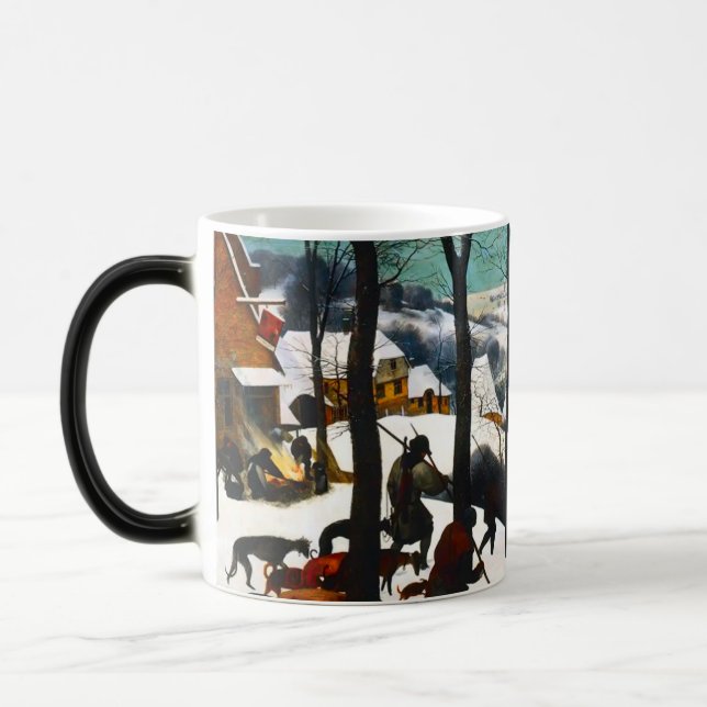 Jäger in der Schneelandschaft Pieter Bruegel Verwandlungstasse (Links)