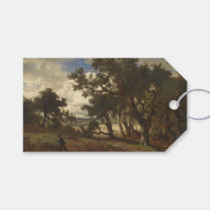 Jäger in einer ländlichen Landschaft Geschenkanhänger
