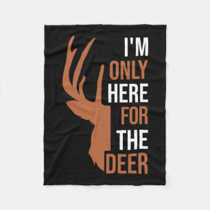 Jäger Jagd Jagd Hirsch Jagd Buck Elk Antler Fleecedecke