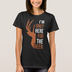 Jäger Jagd Jagd Hirsch Jagd Buck Elk Antler T-Shirt