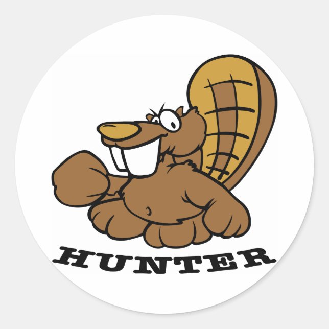 Jäger Runder Aufkleber (Vorderseite)