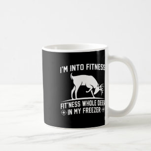 Jäger-Shirt Ich bin in Fitness Deer Freezer Funny Kaffeetasse