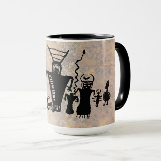 Jäger und Animal Spirits Tasse (VorderseiteRechts)