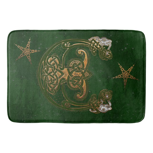 Jäger und Gold Celtic Badematte (Vorderseite)