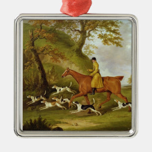 Jäger und Jagdhunde, 1809 (Öl auf Leinwand) Ornament Aus Metall