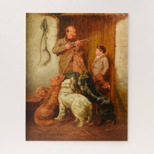 Jäger und Junge von Arthur Fitzwilliam Tait 1876