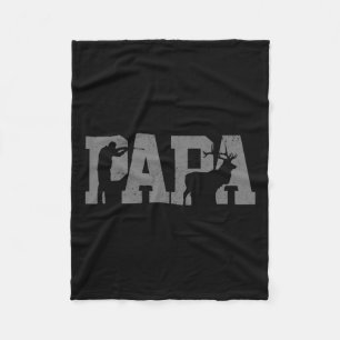 Jäger Vater Hirschvater Jäger Papa Fleecedecke