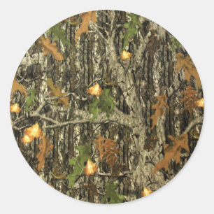 Jäger von Camouflage Hochzeitsticker Runder Aufkleber