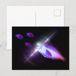 Jägeressen X-Ray Fisch 6 Postkarte