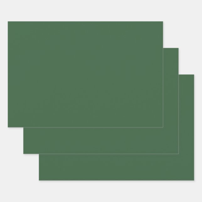 Jägergrün Geschenkpapier Set (Set)