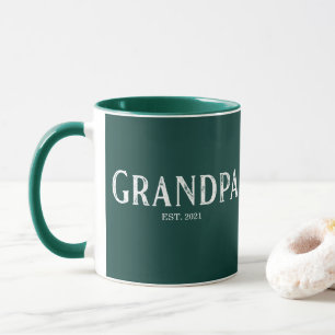 Jägergrün Opa Jahr Gegründet Tasse