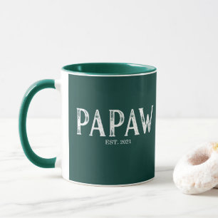 Jägergrüne Papaya Gründungsjahr Tasse