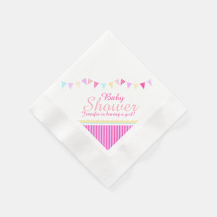 Jägerin Dusche Rosa Mädchennadel Serviette