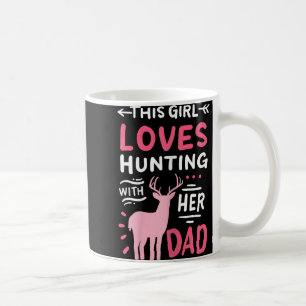 Jägerin mit ihrem Vater Vatertag Kaffeetasse