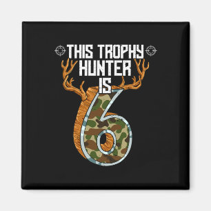 Jägerjagd 6. Geburtstag Magnet