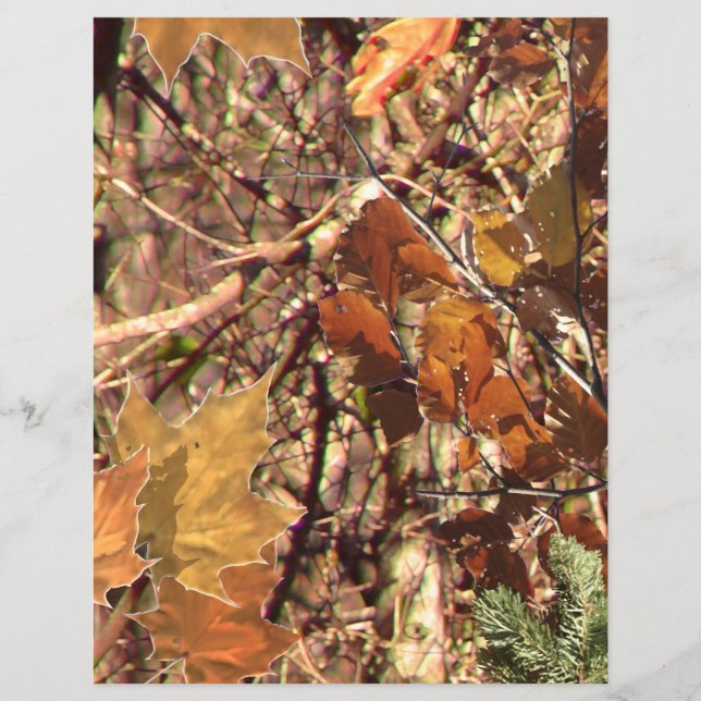 Jägers Camouflage Camouflage Malerei Anpassen Sie  Flyer (Hinten)