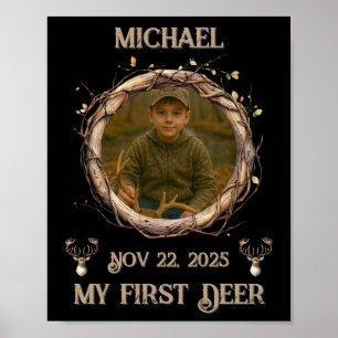 Jägers erste Hirsch-Ruinen-Wald-Milestone Poster