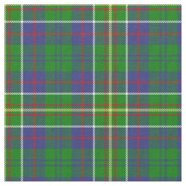 Jägertartan-Druck Stoff (Nahaufnahme)