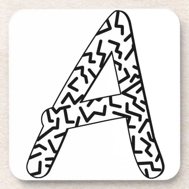 Jagged Pattern A Untersetzer (Vorderseite)